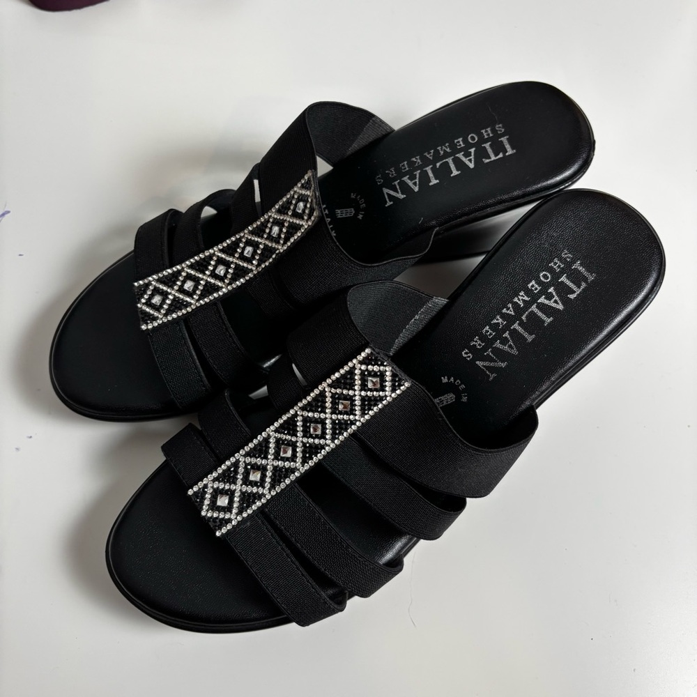 ITALIAN SHOEMAKERS Women's Frankie Wedge sandals size 8